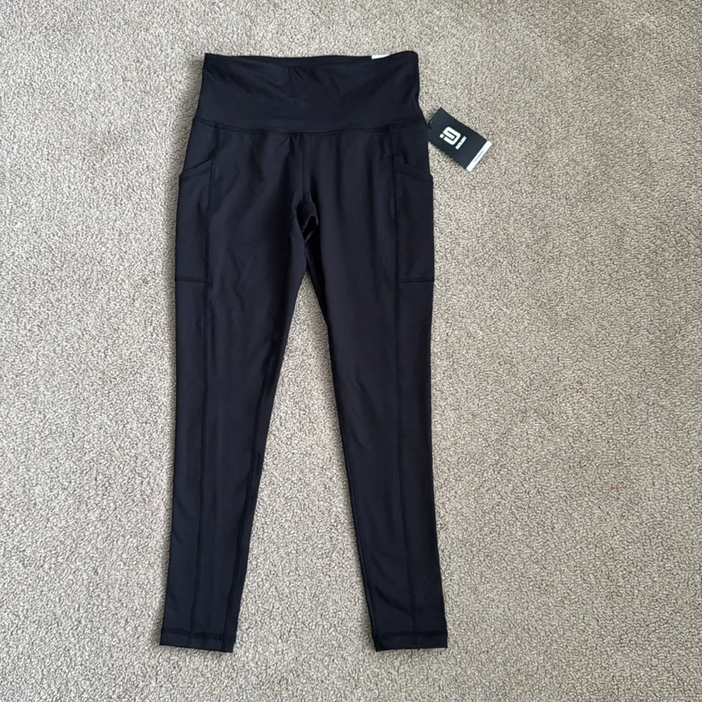 417M ID IDEOLOGY High Rise Side Pocket 7/8 Leggings -‎ Size: PP (2P)